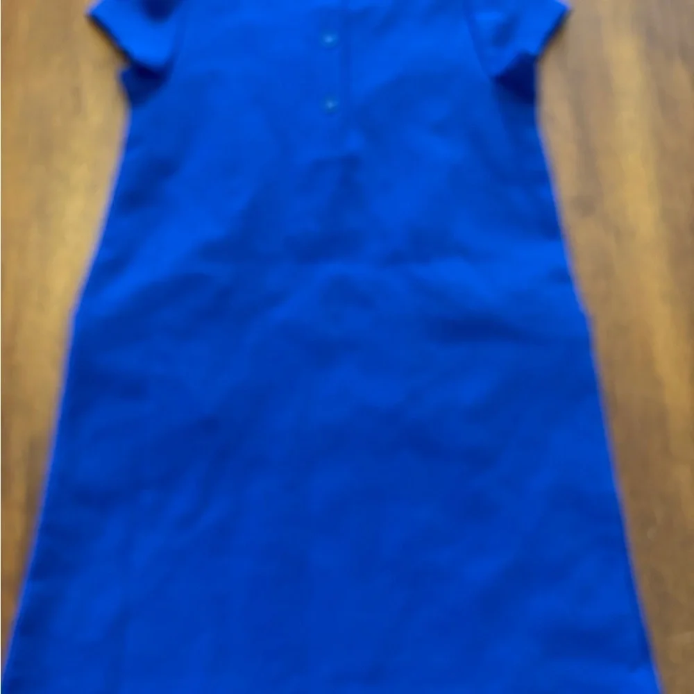 Janie and Jack Vibrant Blue Ruffle Detail dress girls